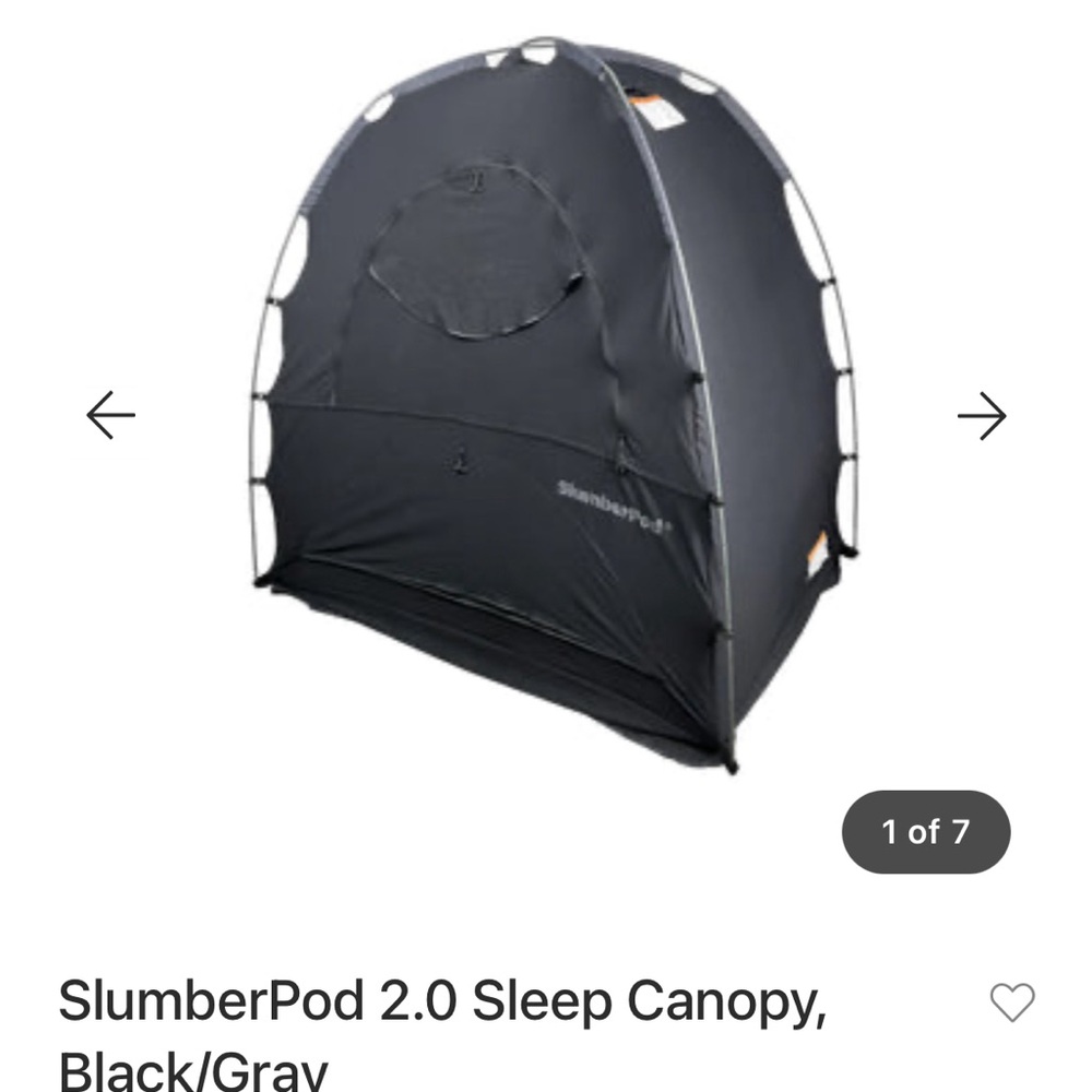Slumberpod 2.0 (no fan) blackout tent for kids travel used condition
